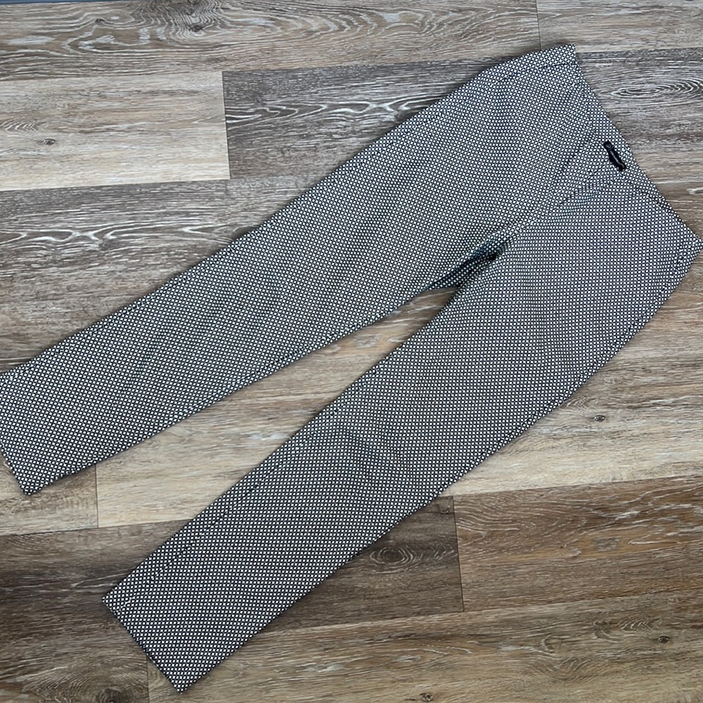 Adrianna Papell Geometric Print Work Pants Size 4/Small